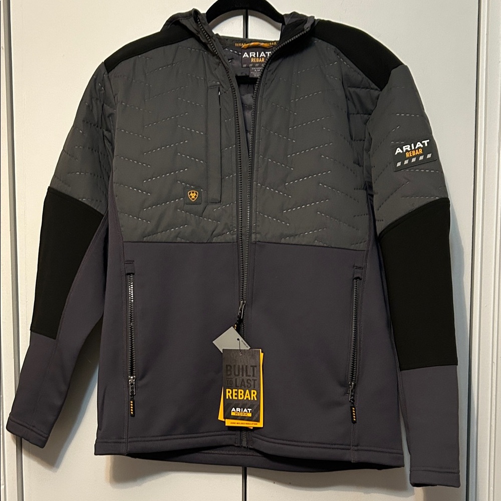 Ariat Men's Performance Work Jacket in Gray and Black